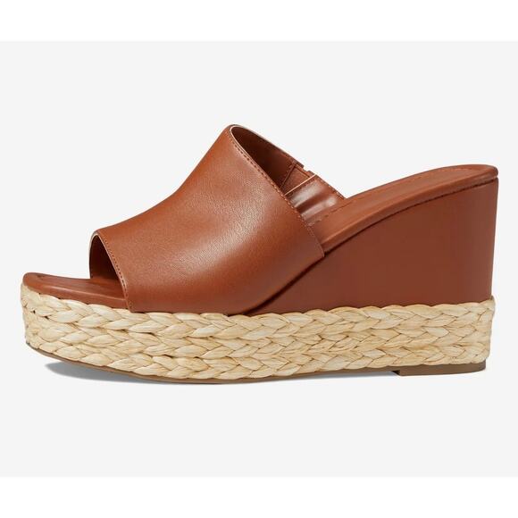 Kenneth Cole Reaction Maria Mule Brown PU Leather 10 New - Picture 2 of 9